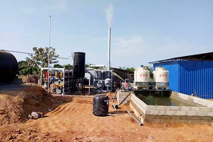 Pyrolysis plant
