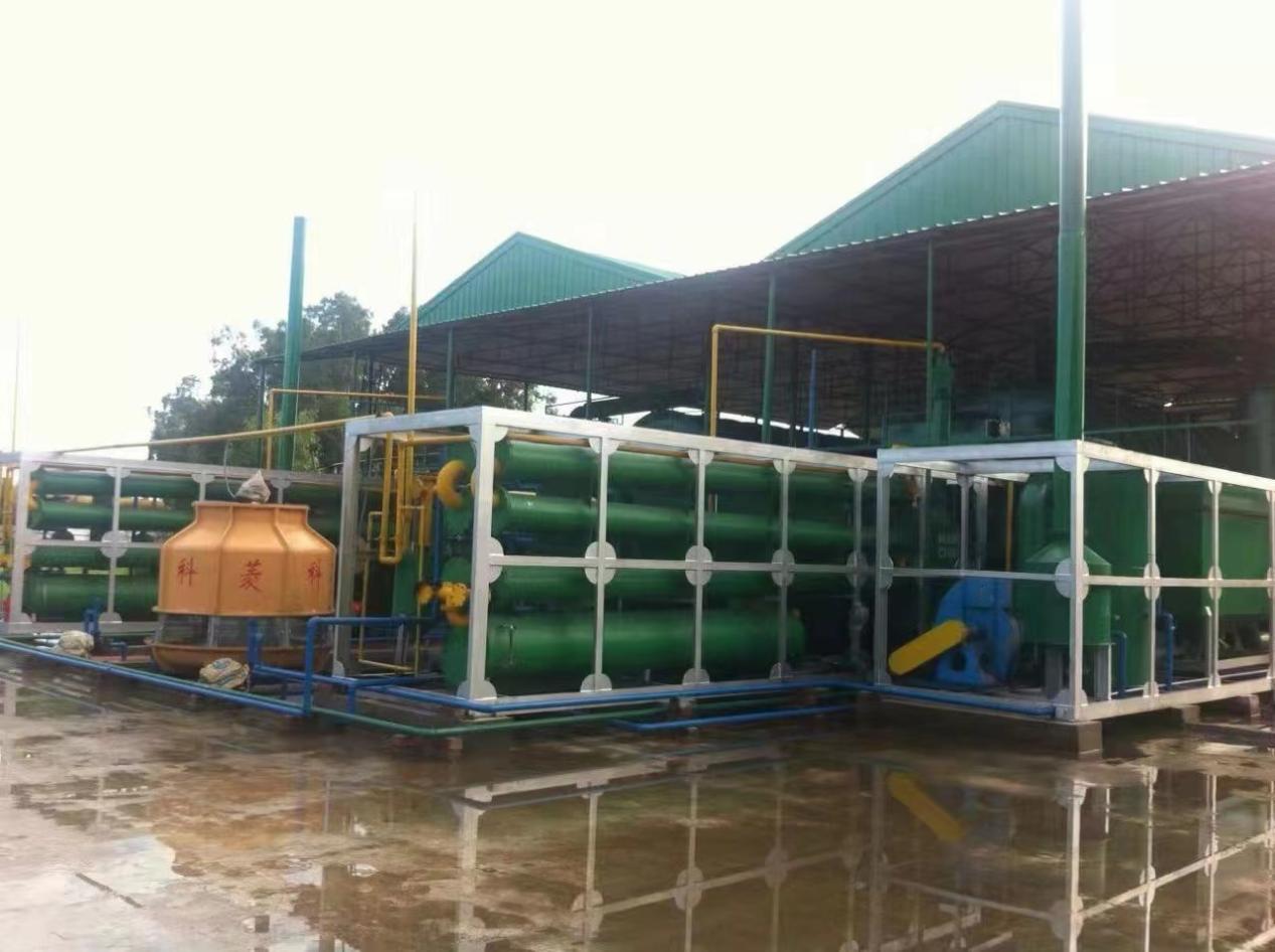Pyrolysis plant