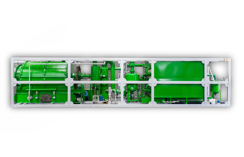 ＜750kg Scale Pyrolysis Unit